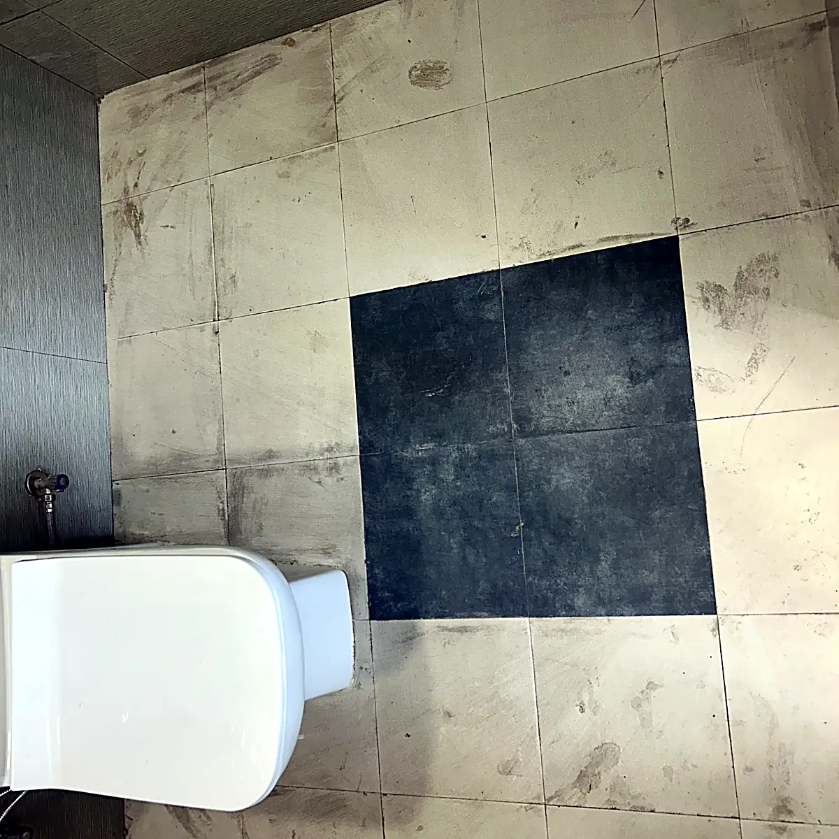 Bathroom tile before deep cleaning Noida