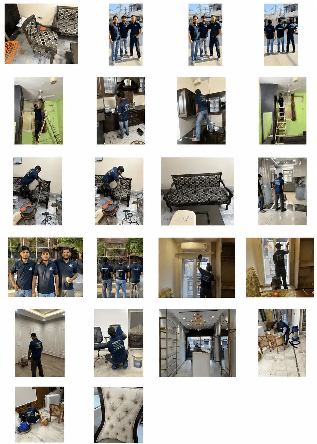 Quick Cleaning Services team and work
