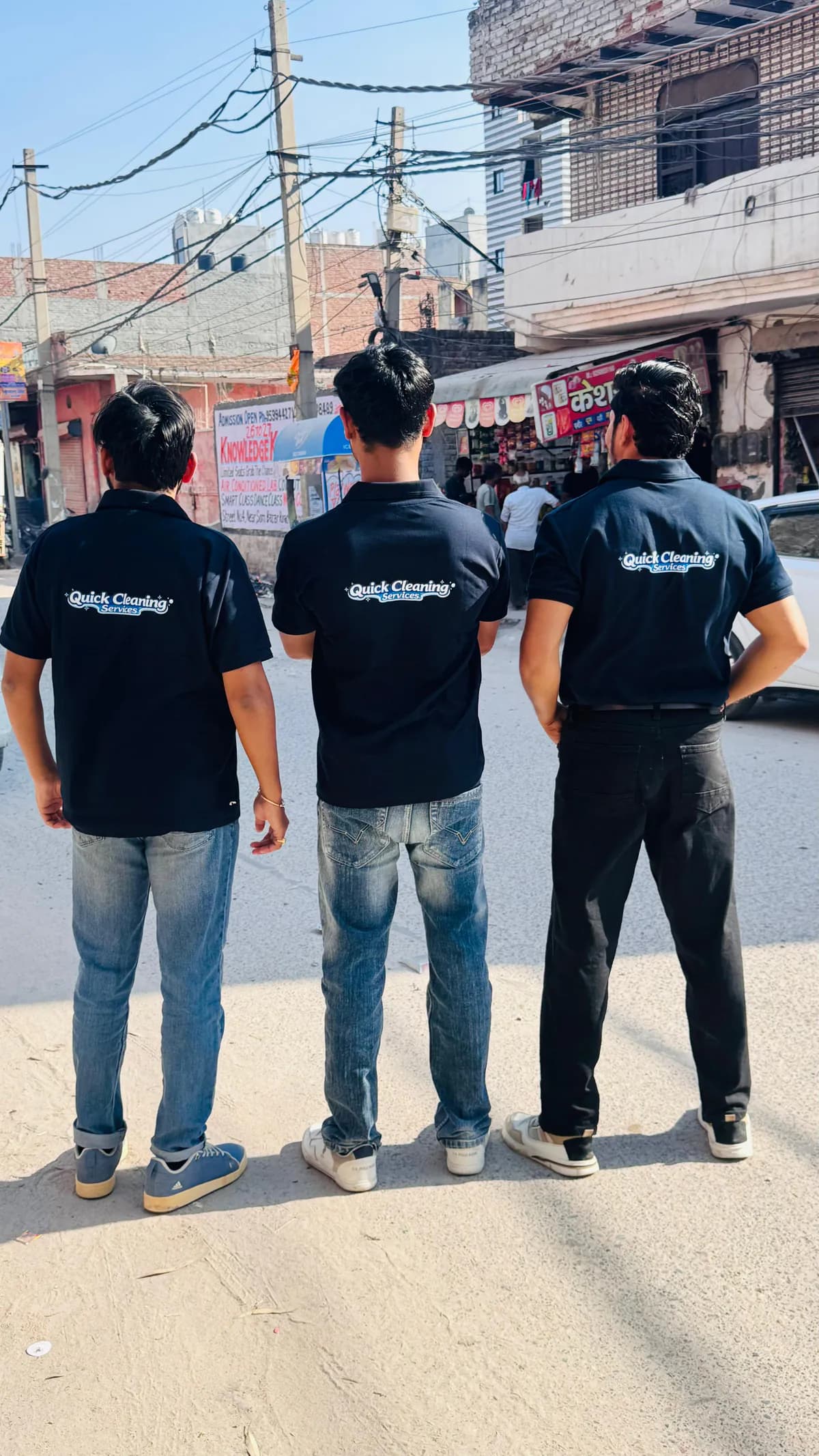 Quick Cleaning Services team in uniform