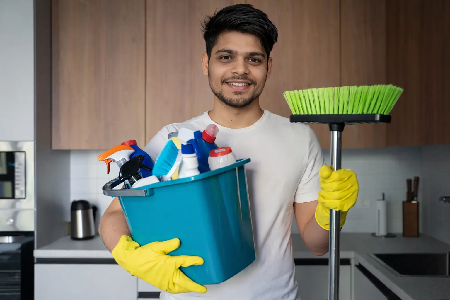 Bright and clean home interior after professional deep cleaning in Delhi β shining floors and spotless rooms