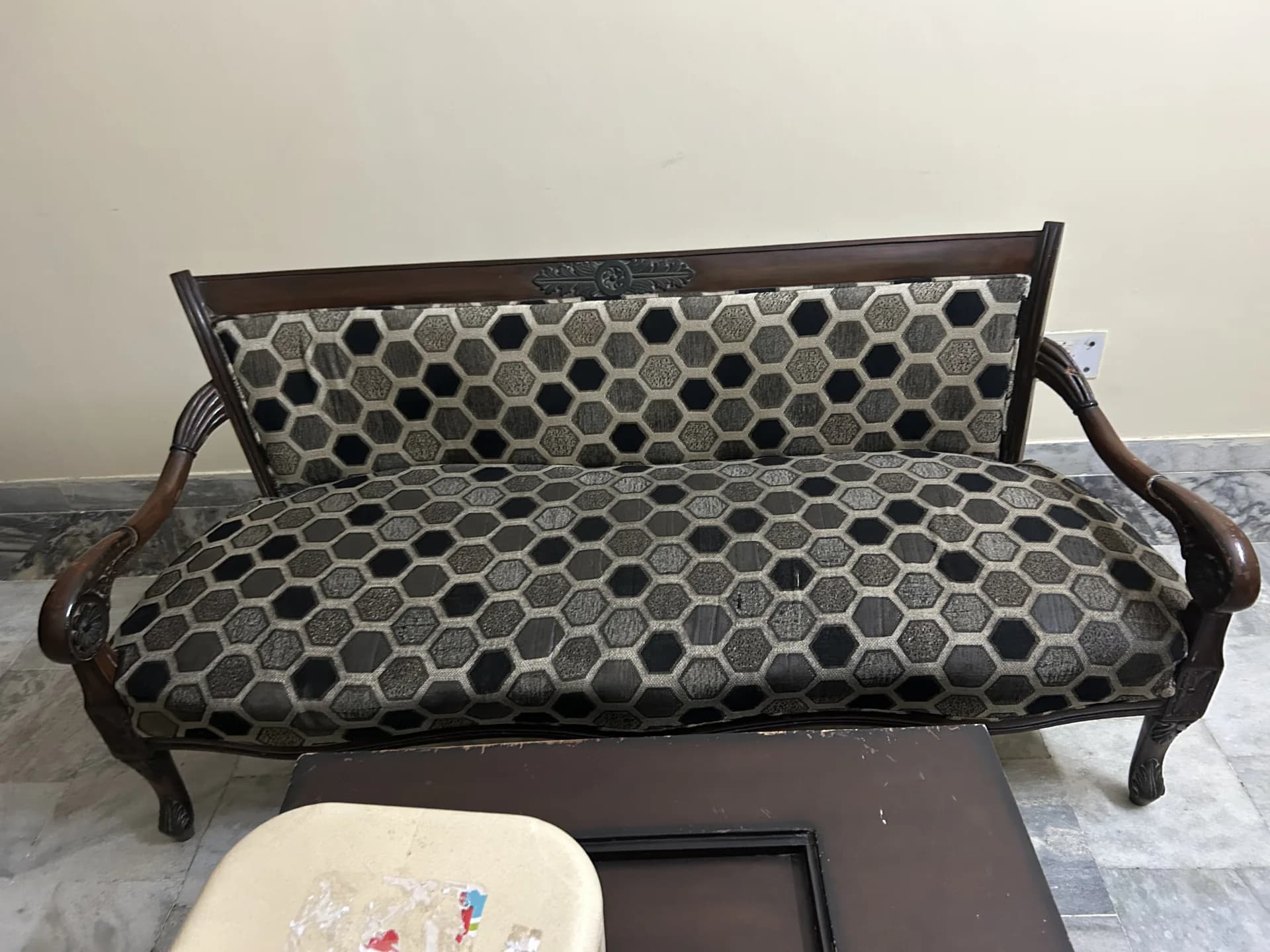 Sofa after professional deep cleaning in Delhi by Quick Cleaning Services — fresh and spotless fabric